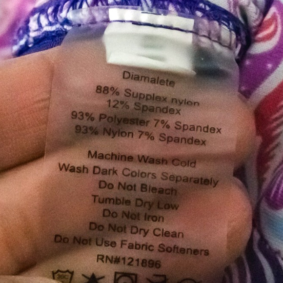 Title Nine Size Small S Majestic Floral Print Pull On Active Outdoor Skort - Picture 6 of 8